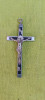 Vechi pandativ crucifix, alama argintata inceput de secol 20