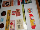 Cumpara ieftin LOT 13 AMBALAJE / ETICHETE VECHI ALIMENTE /