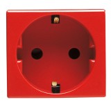 Priză Schuko 2M 16A roșu System &ndash; GEWISS | GW20297