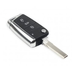 Carcasa cheie Topautochei&reg; pentru Octavia A7 Golf 7 MK7 Passat Beetle Polo Leon, 3 butoane