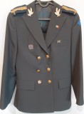 Costum Militar Damă M5 Bleumarin Marina - Maior Inginer - Colecție Militaria - Haina, Fustă, Grade, Insigne