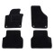 Set covorase auto mocheta Velor VW TIGUAN (5N), 09.2007-04.2011; TIGUAN (5N2), 04.2011-05.2016, negru,