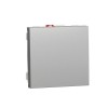 Intrerupator simplu 2M Schneider Noua Unica aluminiu NU320130