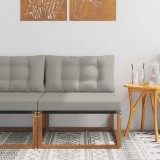 vidaXL canapea de mijloc Lemn Solid de Acacia natural 900634