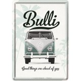 Placa metalica - Volkswagen Bulli - 10x14 cm, Nostalgic Art Merchandising