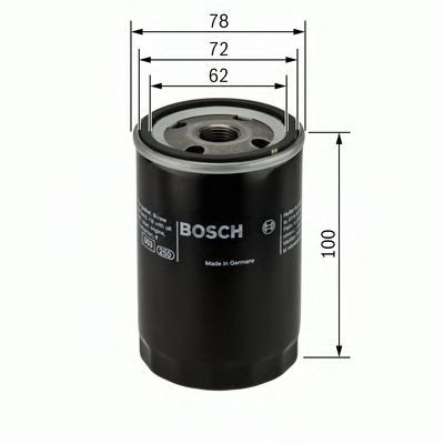 Filtru ulei FIAT LINEA (323) (2007 - 2016) BOSCH 0 451 103 111 foto