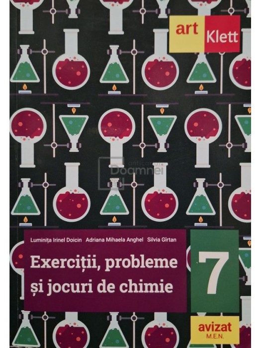 Luminita Irinel Doicin - Exercitii, probleme si jocuri de chimie, clasa a VII-a (Editia: 2023)