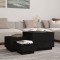 vidaXL Cutii de depozitare cu capace 3 buc. negru lemn masiv de pin 818249