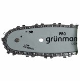 Sina de ghidaj + lant pentru drujba / motofierastrau Grunman, 10 cm, 14D, 1/4, 1.1 mm