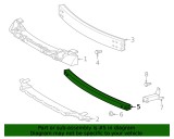 Armatura bara fata Toyota Highlander (Xu70), 11.2019-, aluminiu; fara locas lucas; inferior, RapidAuto