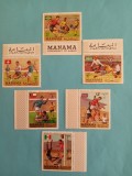 MANAMA, FOTBAL SUPRATIP. - SERIE COMPLETĂ MNH