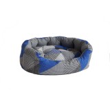 CULCUS TEXTIL PENTRU CAINI SI PISICI ORIONE L BLUE-GREY 80x60x22 60008004