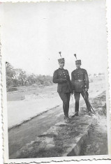 D598 Elevi militari romani cu sabii anii 1920 atelier Kecskemeti foto