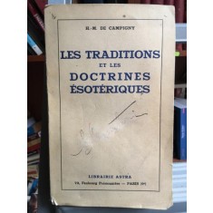 H.-M. De Campigny - Les Traditions et les Doctrines Esoteriques