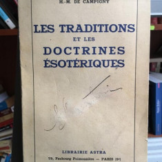 H.-M. De Campigny - Les Traditions et les Doctrines Esoteriques