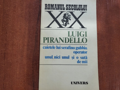 Caietele lui Serafino Gubbio,operator de Luigi Pirandello foto