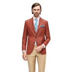Sacou barbati casual maro S009