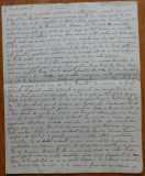 Cumpara ieftin Scrisoare Gh. Panu catre Iacob Negruzzi . 1876 , 4 pagini , 1876 , Junimea