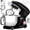 Robot de Bucătărie Planetar, 2200W, 6.2L, 6 Viteze + Puls, Sistem de Antrenare Metalic, cu Accesorii de Patiserie
