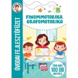 Finommotorika, grafomotorika - &Oacute;vodai fejlesztőf&uuml;zet - T&ouml;bb mint 100 db matrica - Duzs M&aacute;ria