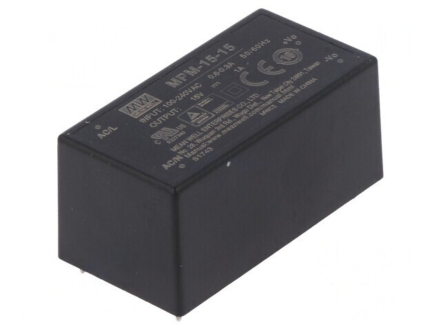 Convertor AC/DC 15W 15V 1A PCB