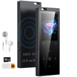 Cumpara ieftin Player MP3 cu Touchscreen, Ecran 1.8 inch, Bluetooth 5.2, 64GB Memorie, Suporta Card SD pana la 128GB, Difuzor, Sunet HiFi, Radio FM, E-book Reading,