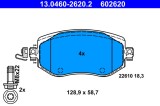 ATE 13.0460-2620.2 set placute frana,frana disc