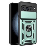 Husa Google Pixel 9 Pro XL protectie camera Techsuit CamShield Series, verde