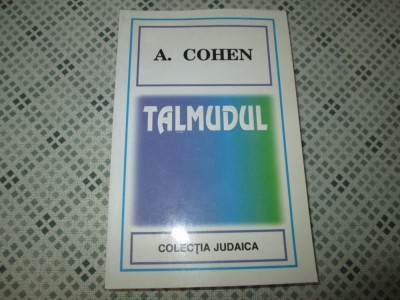 A. Cohen - Talmudul foto