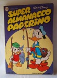 Walt Disney - almanah Paperino, desene animate, carte veche pentru copii elevi - scolari anul 1980