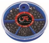 Set Plumbi Filfishing Alice Despicate 5 Compartimente 0.15-0.90g