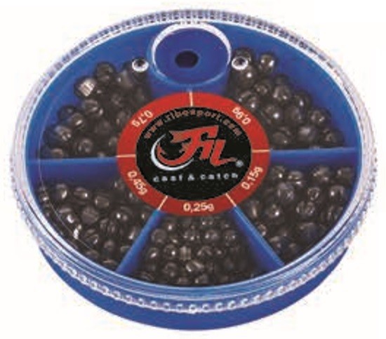 Set Plumbi Filfishing Alice Despicate 5 Compartimente 0.15-0.90g