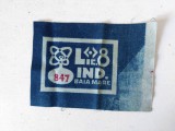 Numar matricol scolar ecuson anii 80, Baia Mare, LICEUL IND. Nr. 8.