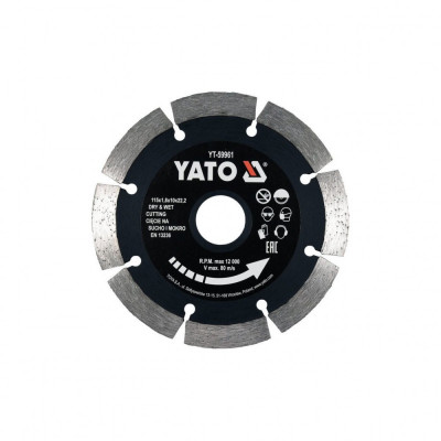 YT-59961 YATO Disc diamantat segmentat 115 x 22.2 x 1.8 mm foto