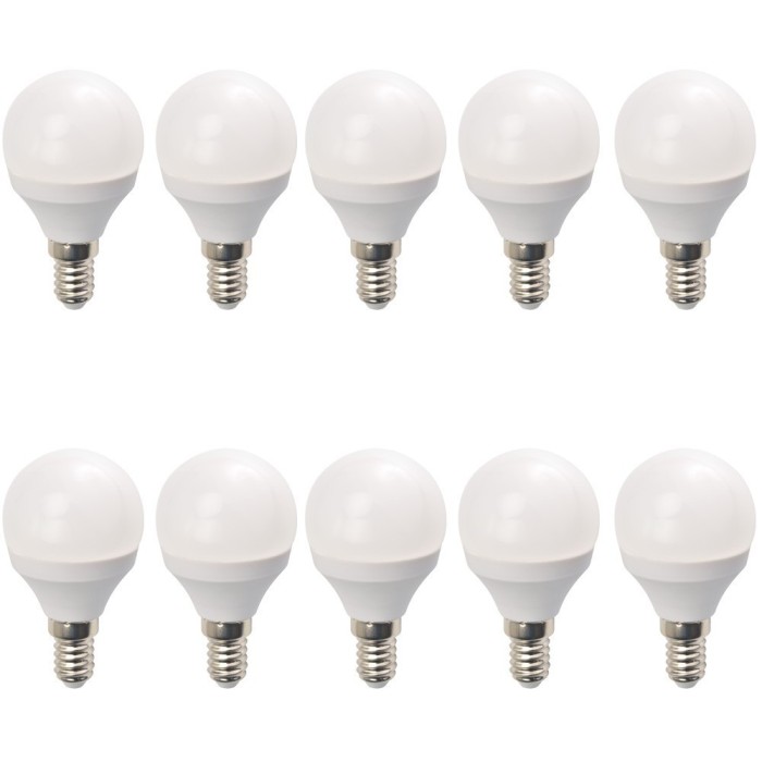 Set 10 Becuri LED Drimus 6W E14 Lumina Calda DL 3064