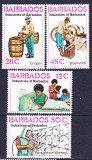 DB1 1978 Barbados Industrii Indeletniciri 4 v. MNH