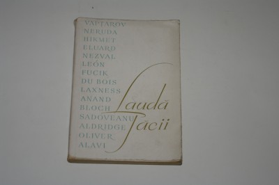 Lauda pacii - antologie proza si poezie - 1956 foto