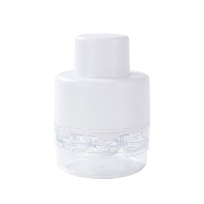 Dispozitiv de scos samburi, flippy, manual, cu 7 gauri, pentru cirese, 13 x 9.2 cm, din abs, alb