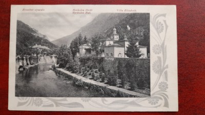 Baile Herculane 1906 Vila Elisabeta C.P. circ. foto