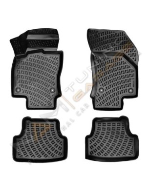 Set covorase auto din cauciuc tip tavita Opel Astra G (1998-2004) foto