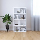 Cumpara ieftin Bibliotecă/Dulap, alb, 66x30x130 cm, lemn prelucrat