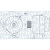 Alternator Renault Clio 3, Fluence, Laguna 3, Megane 2, Megane 3, Modus, 1.4, 1.4 16V, 1.6, 1.6 16V, 1.6 16V Bifuel, 1.6 16V Hi-Flex, 1.6 BiFuel, Magneti Marelli