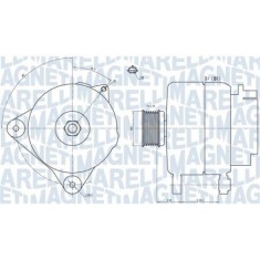 Alternator Renault Clio 3, Fluence, Laguna 3, Megane 2, Megane 3, Modus, 1.4, 1.4 16V, 1.6, 1.6 16V, 1.6 16V Bifuel, 1.6 16V Hi-Flex, 1.6 BiFuel
