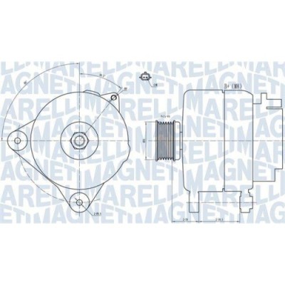 Alternator Renault Clio 3, Fluence, Laguna 3, Megane 2, Megane 3, Modus, 1.4, 1.4 16V, 1.6, 1.6 16V, 1.6 16V Bifuel, 1.6 16V Hi-Flex, 1.6 BiFuel foto