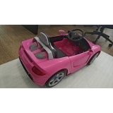 AIYAPLAY Mașină electrică pentru copii Porsche 12V cu acumulator litiu, telecomandă, 2 motoare, pornire bl&acirc;ndă, suspensie spate | Aosom Romania