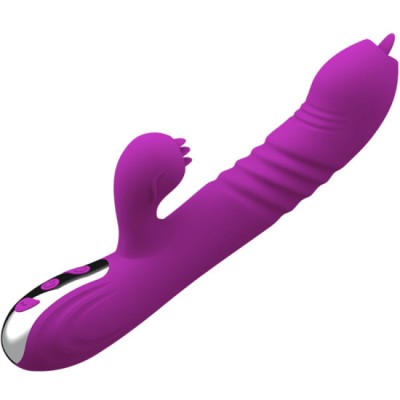 ARMONY - FAIRY MULTIFUNCTION VIBRATOR DOUBLE TONGUE VIOLET HEAT EFFECT foto