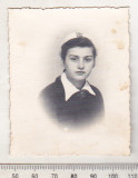 Bnk foto Fata cu basca Straja Tarii, Alb-Negru, Romania 1900 - 1950, Portrete