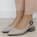 Cumpara ieftin Pantofi gri comozi din piele naturala BY6888-6 02