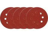 Discuri Din Panza Abraziva Cu Gauri, P40, 125Mm, 5 Buc
