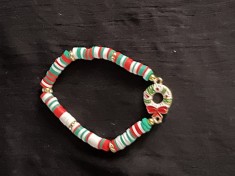 Bratara elastica cu motive de Craciun